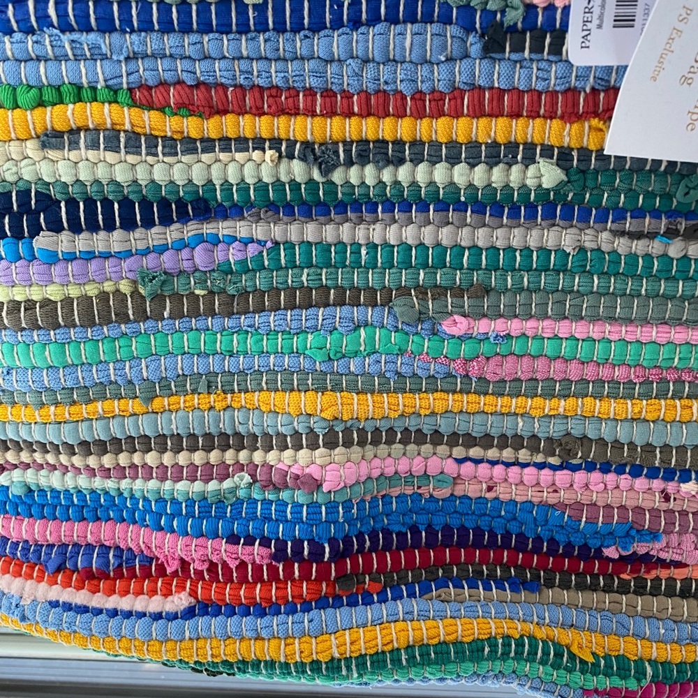 Multicolor Stripe Tote Bag